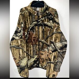 L.L. Bean Tree Camouflage Fleece Jacket ~Men’s size 2XL tall~Awesome condition!